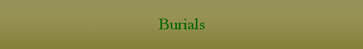 Burials