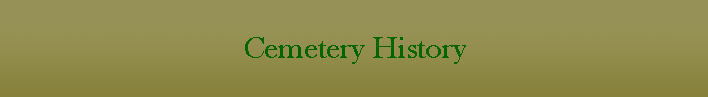 Cemetery History